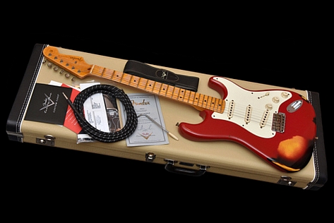 All Original Fender Custom Shop Stratocaster Relic 1958 Custom Order John Cruz Dakota over Sunburst 2012