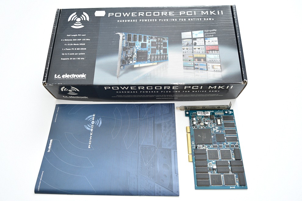 TC Electronic PowerCore PCI mkII DSP Card with 18 VST/ RTAS plugins over 3200 dollars value