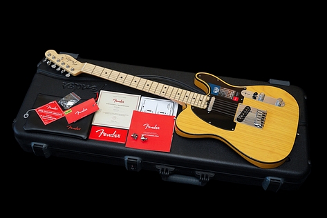 Fender American Elite Telecaster Noiseless Lightweight Ash Butterscotch Blonde 2016
