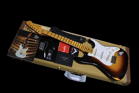 Fender Custom Shop 1957 Strat Relic Wide Fade 2-Tone Sunburst 2021 New