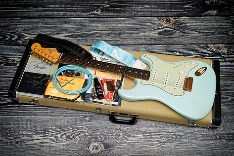 Fender Custom Shop 1963 Stratocaster Reissue Faded Sonic Blue NOS 2014