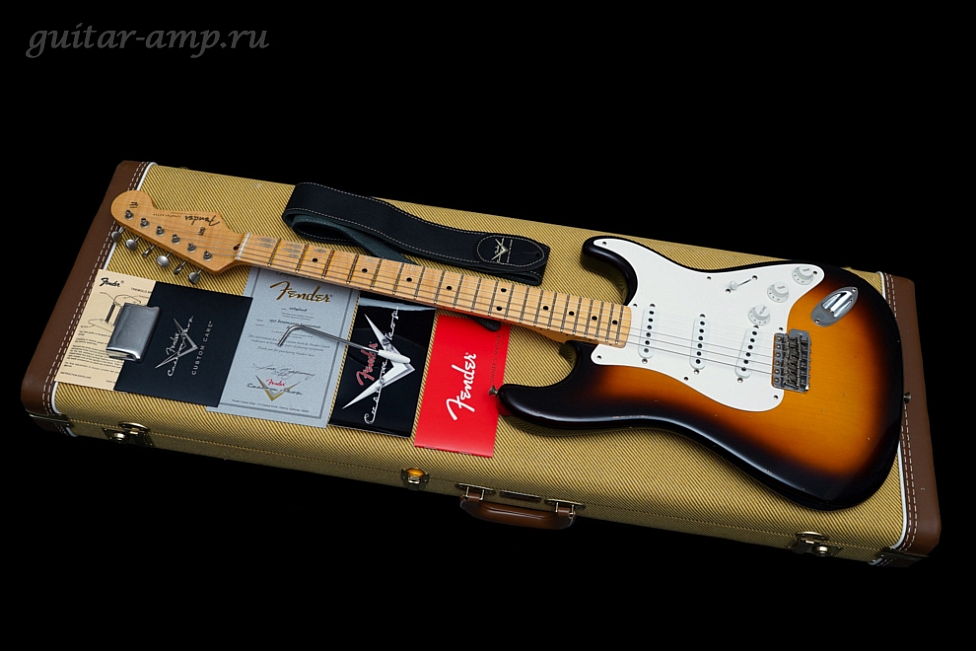 Fender Custom Shop Stratocaster 1957 Lightweight Journeyman Relic 2 Tone Sunburst 2018