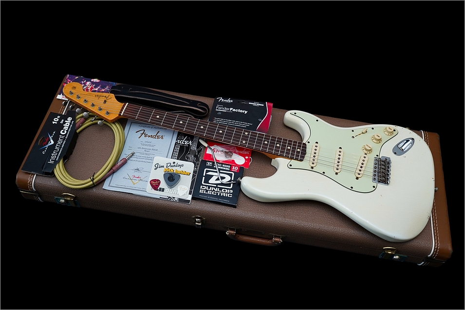 Fender Custom Shop Stratocaster 1960 Relic Olympic White 2008