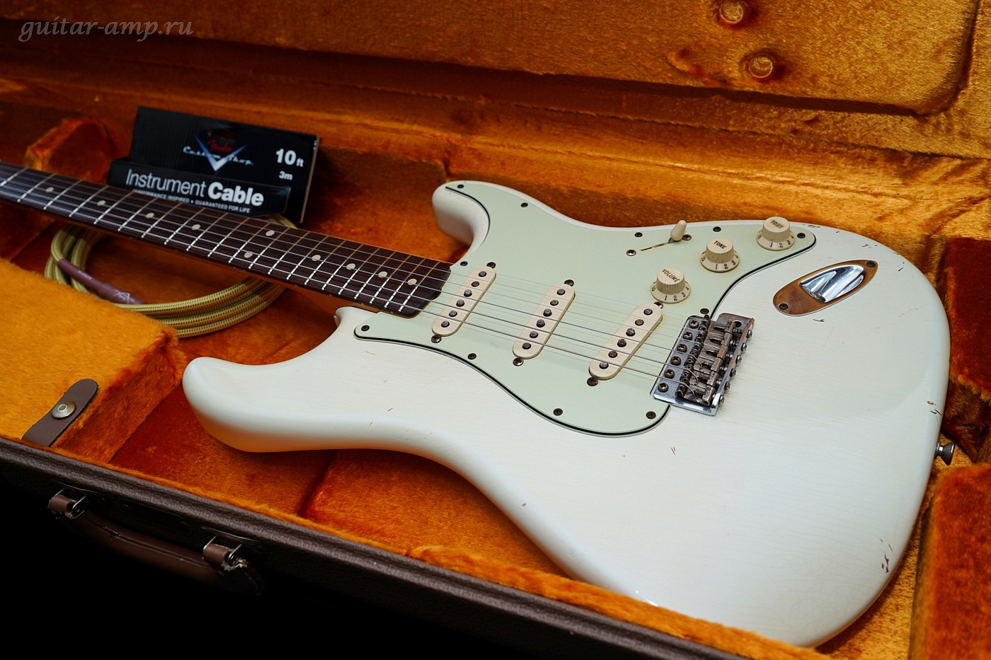 Fender Custom Shop Stratocaster 1960 Relic Lightweight Olympic White 2008