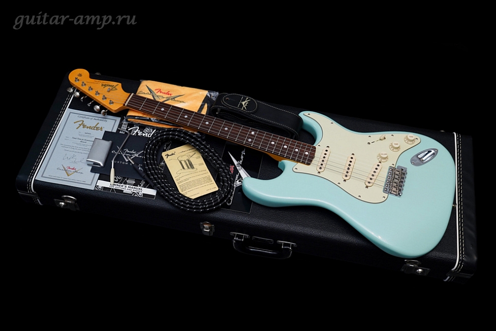 Fender Custom Shop Stratocaster 1965 Total Tone Limited Edition Daphne Blue 2013