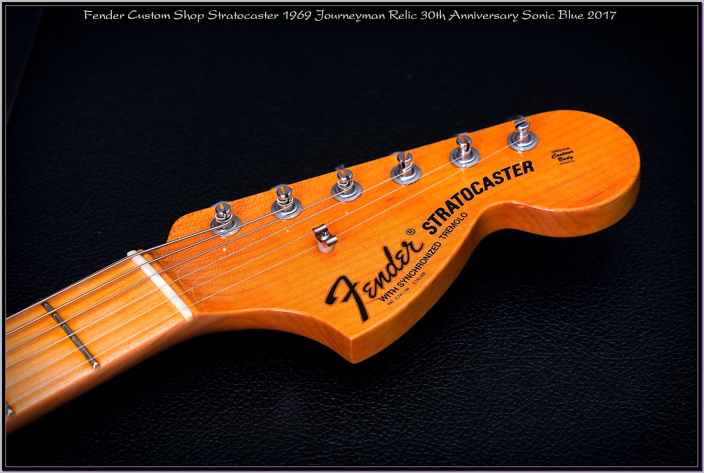 Fender Custom Shop Stratocaster 1969 Journeyman Relic 30th Anniversary Edition Sonic Blue 2017