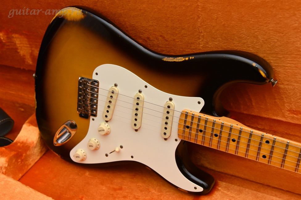 купить Fender Custom Shop Stratocaster Relic 1957 Time Machine 2T Burst 2015 New, Made in USA