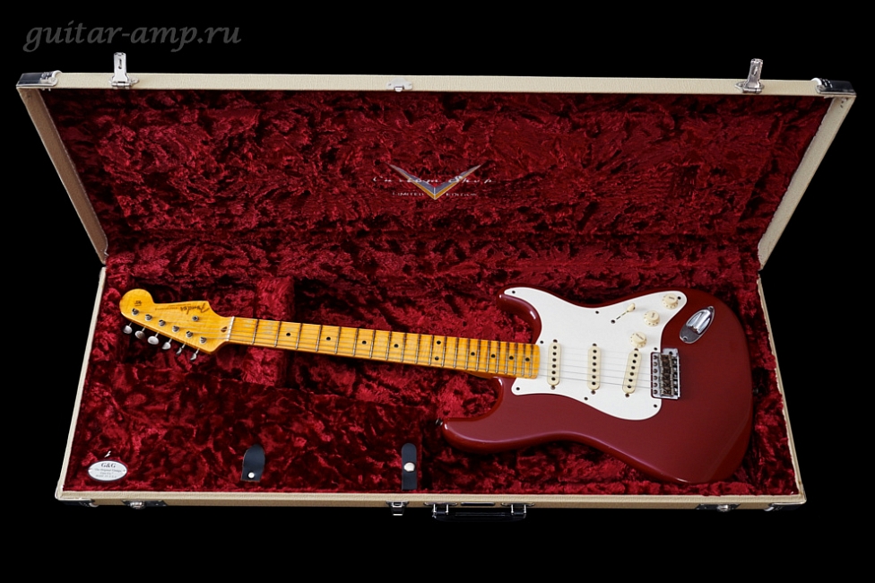 Fender Limited Edition Custom Shop 1955 Celeb Stratocaster Journeyman Relic Cimarron Red 2015 New