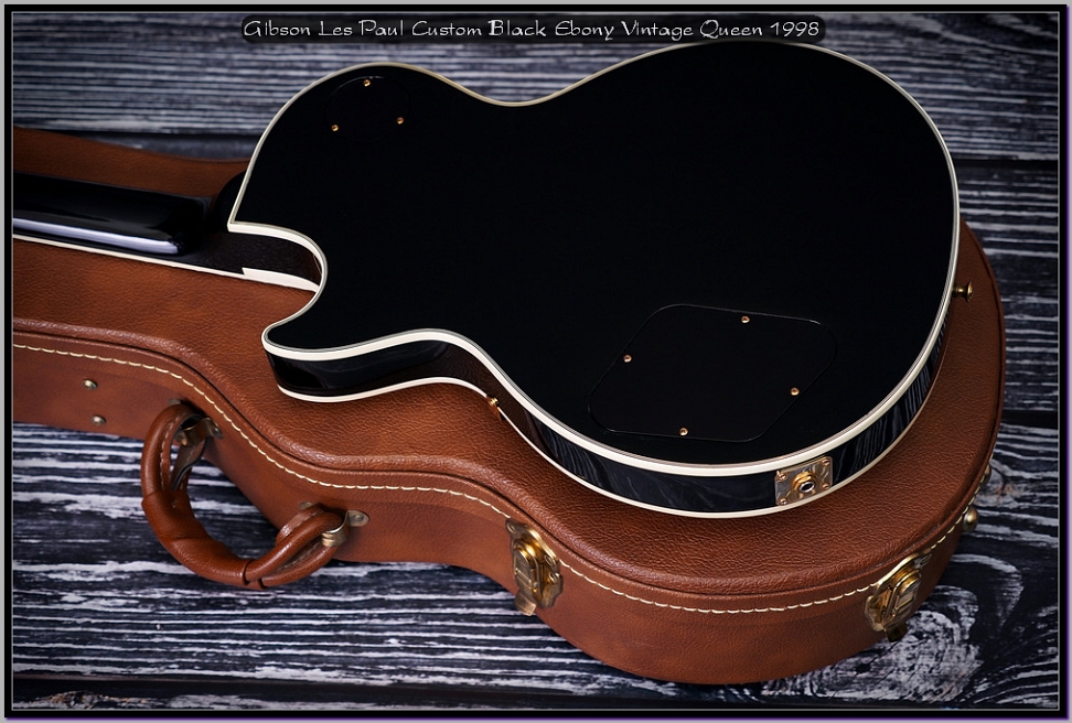 Gibson Les Paul Custom Black Ebony Vintage Queen 1998