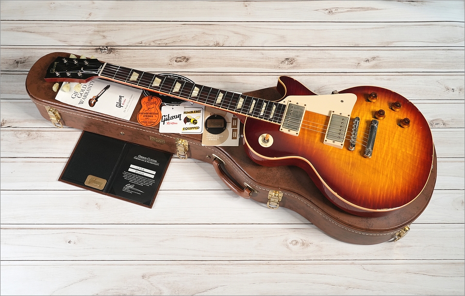 Gibson Les Paul Standard Custom Shop 1958 Aged R8 Bourbon Vintage Burst VOS 2013