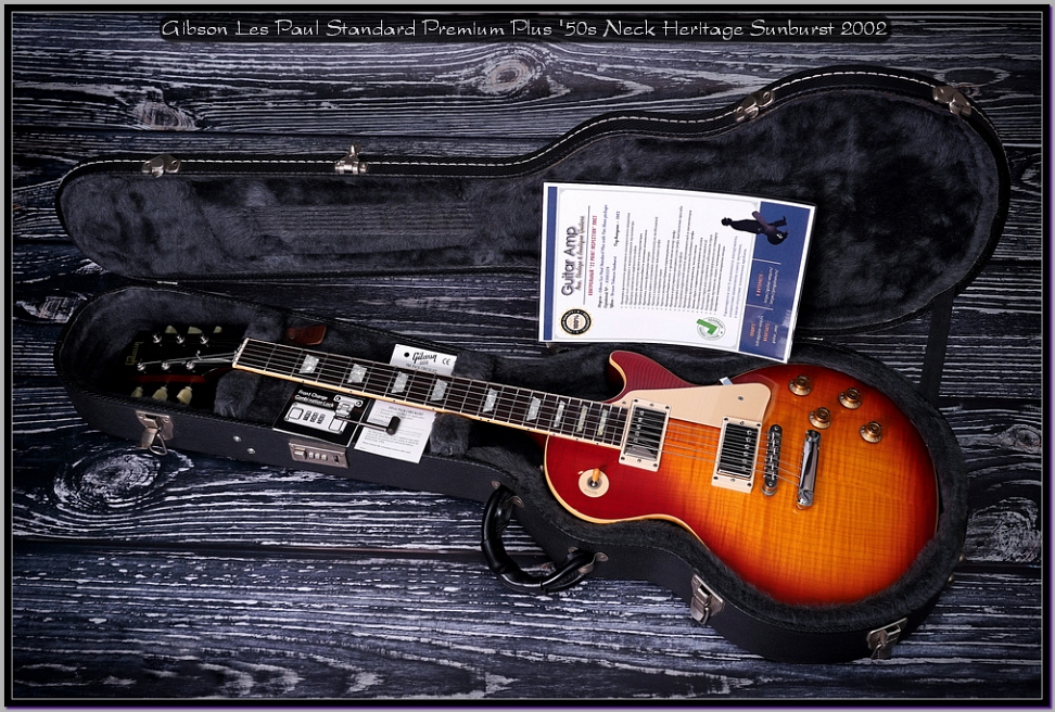 Gibson Les Paul Standard Plus '50s Neck Heritage Cherry Sunburst 2002