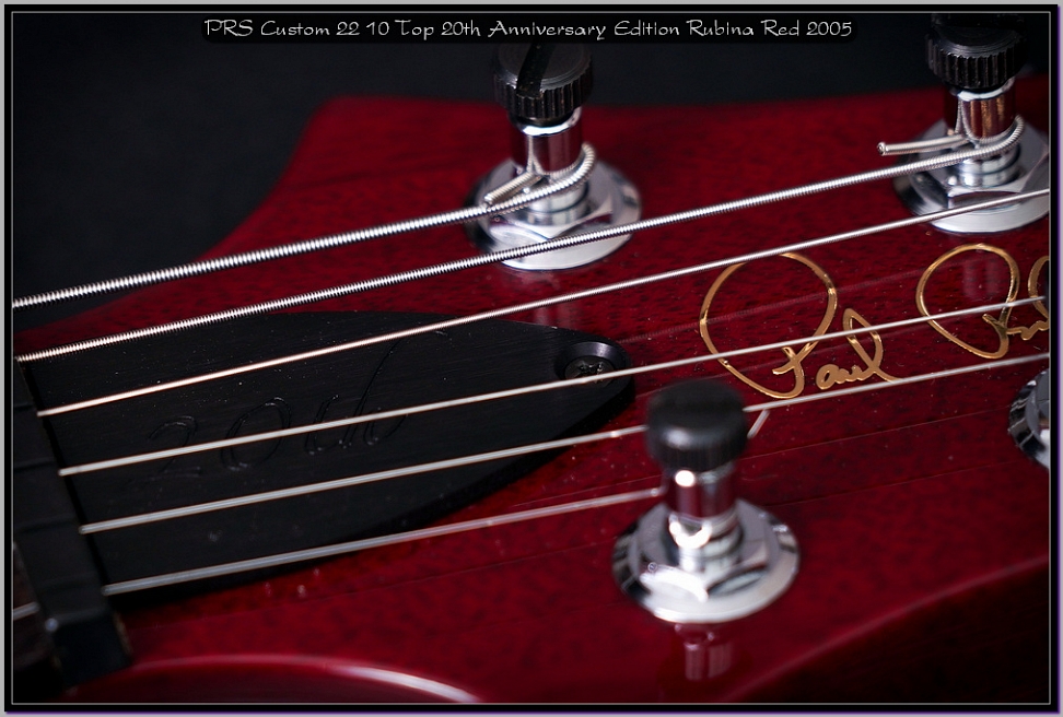 PRS Custom 22 10 Top 20th Anniversary Rubi Red 2005