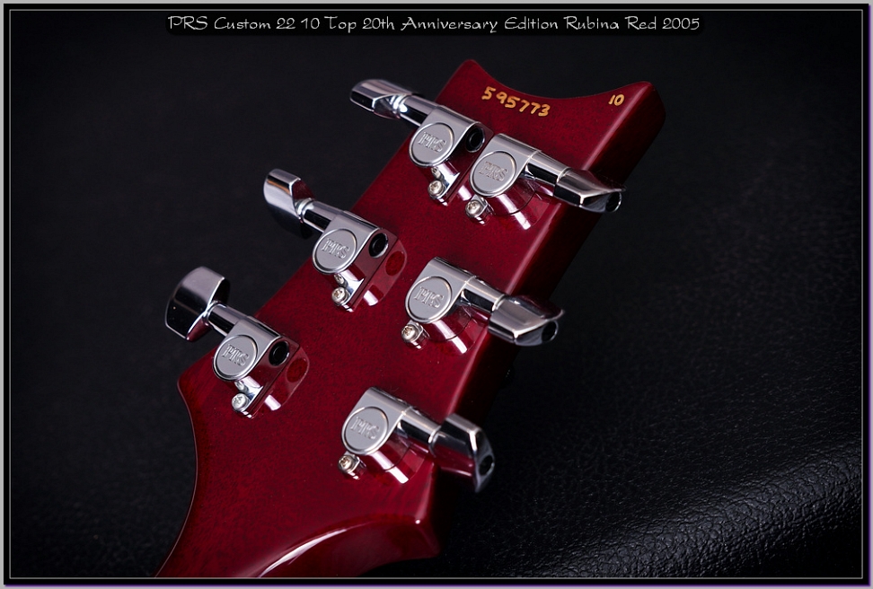 PRS Custom 22 10 Top 20th Anniversary Rubi Red 2005
