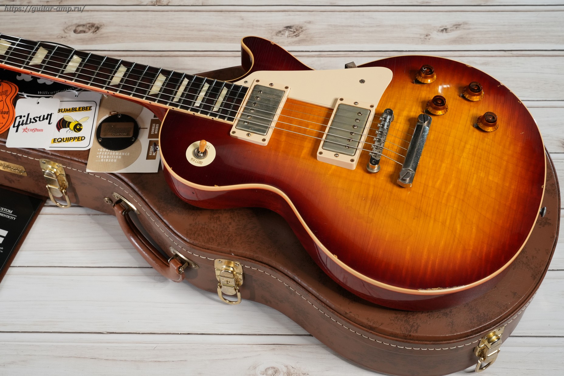 Gibson Les Paul Standard Custom Shop 1958 Heavy Aged R8 Bourbon Burst VOS 2013_0002.jpg