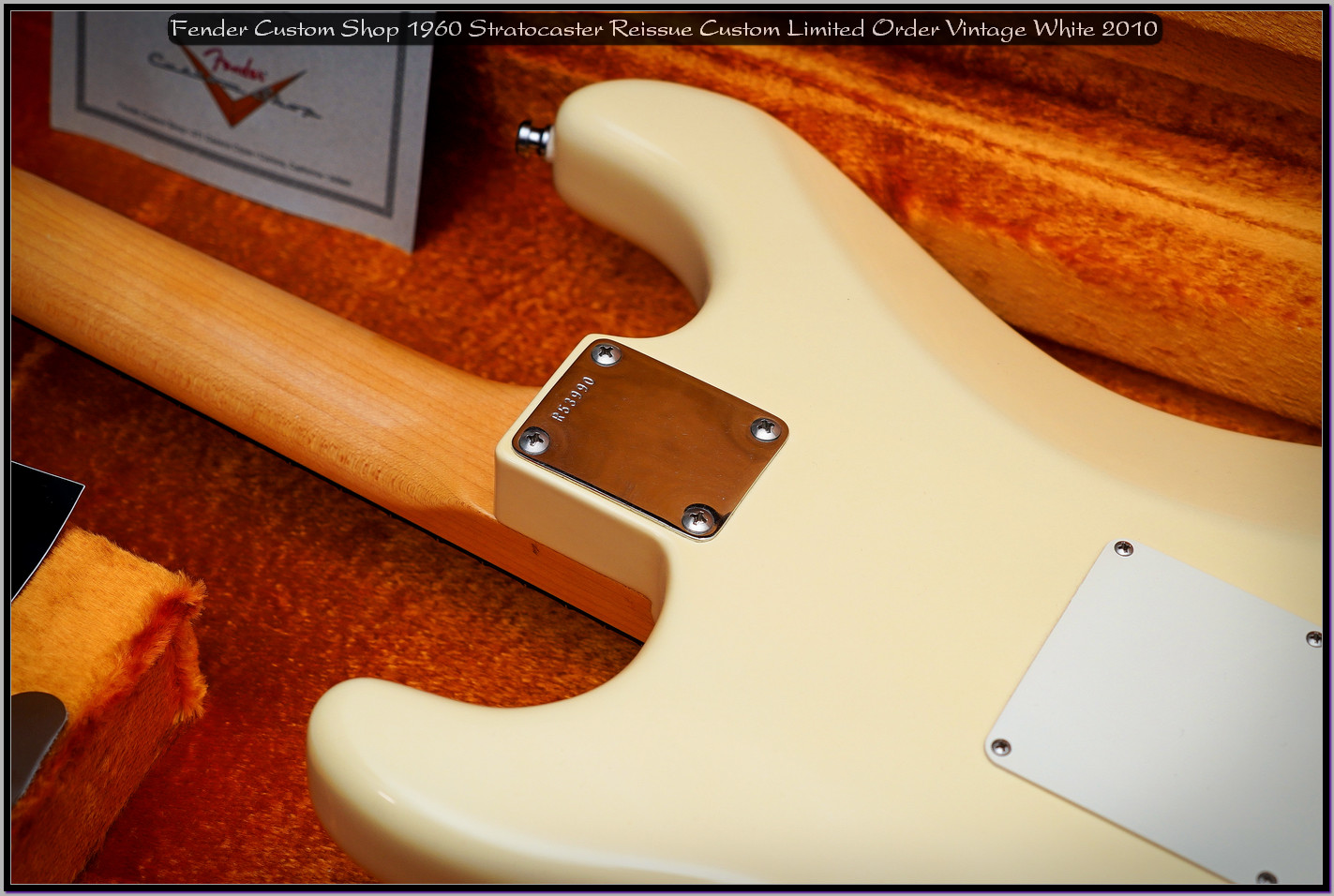 Fender Custom Shop 1960 Stratocaster Reissue Custom Limited Order Vintage White 2010 22_x1400.jpg