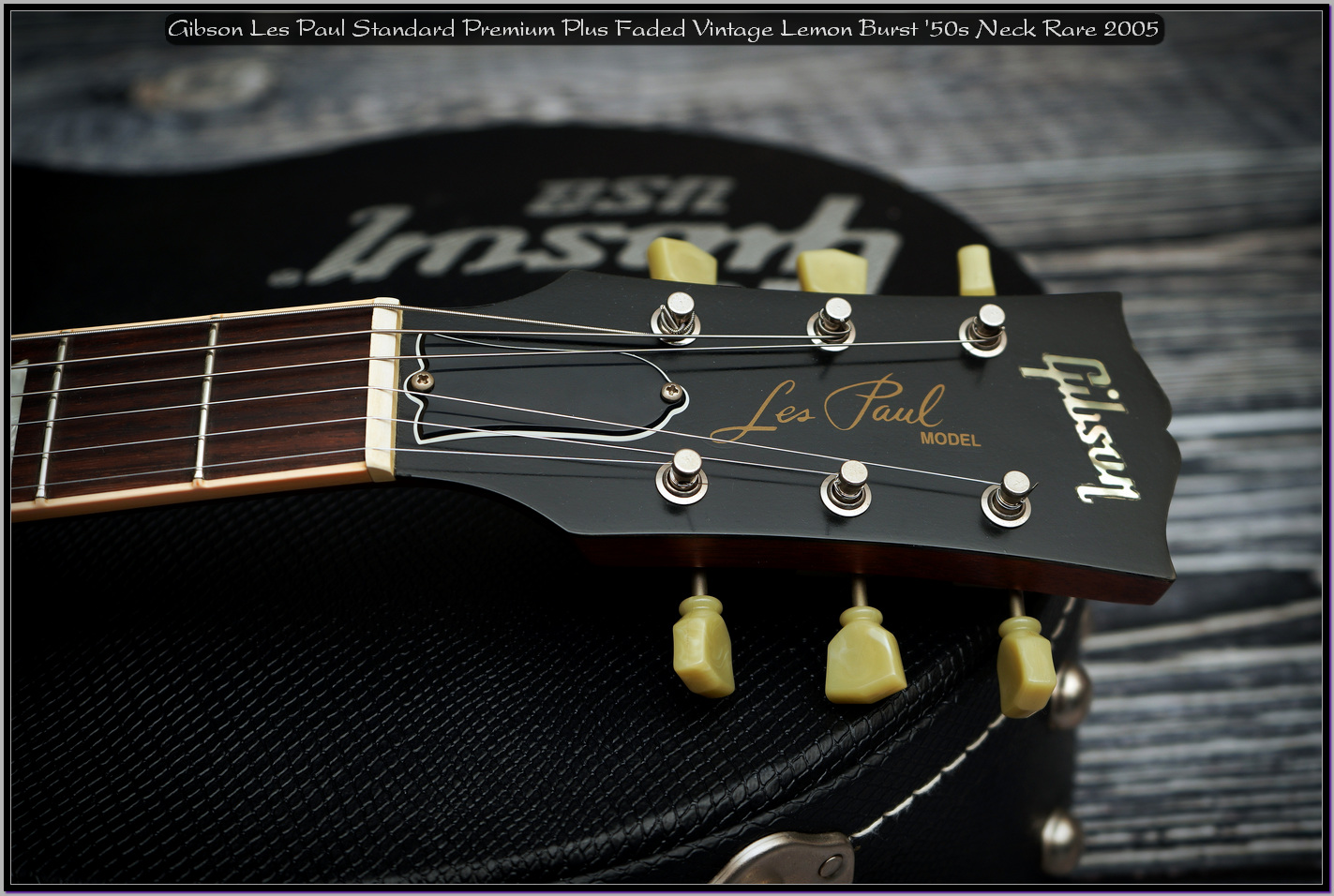 Gibson Les Paul Standard Premium Plus Faded Vintage Lemon Burst 