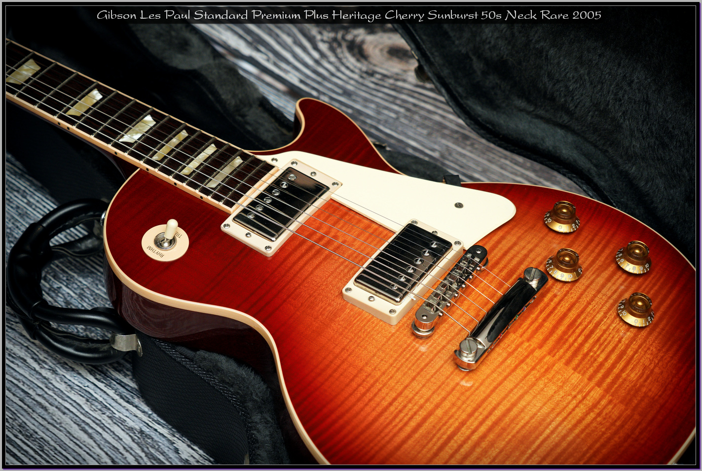 Gibson Les Paul Standard Premium Plus Heritage Cherry Sunburst 50s Neck Rare 2005 13_x1440.jpg