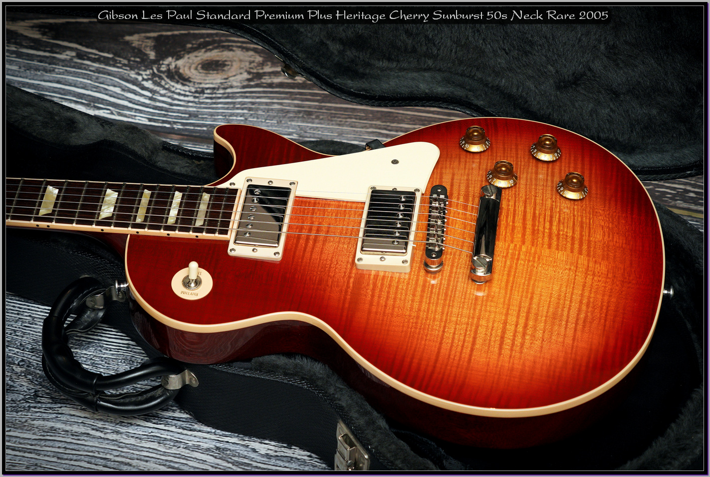 Gibson Les Paul Standard Premium Plus Heritage Cherry Sunburst 50s Neck Rare 2005 14a_x1440.jpg