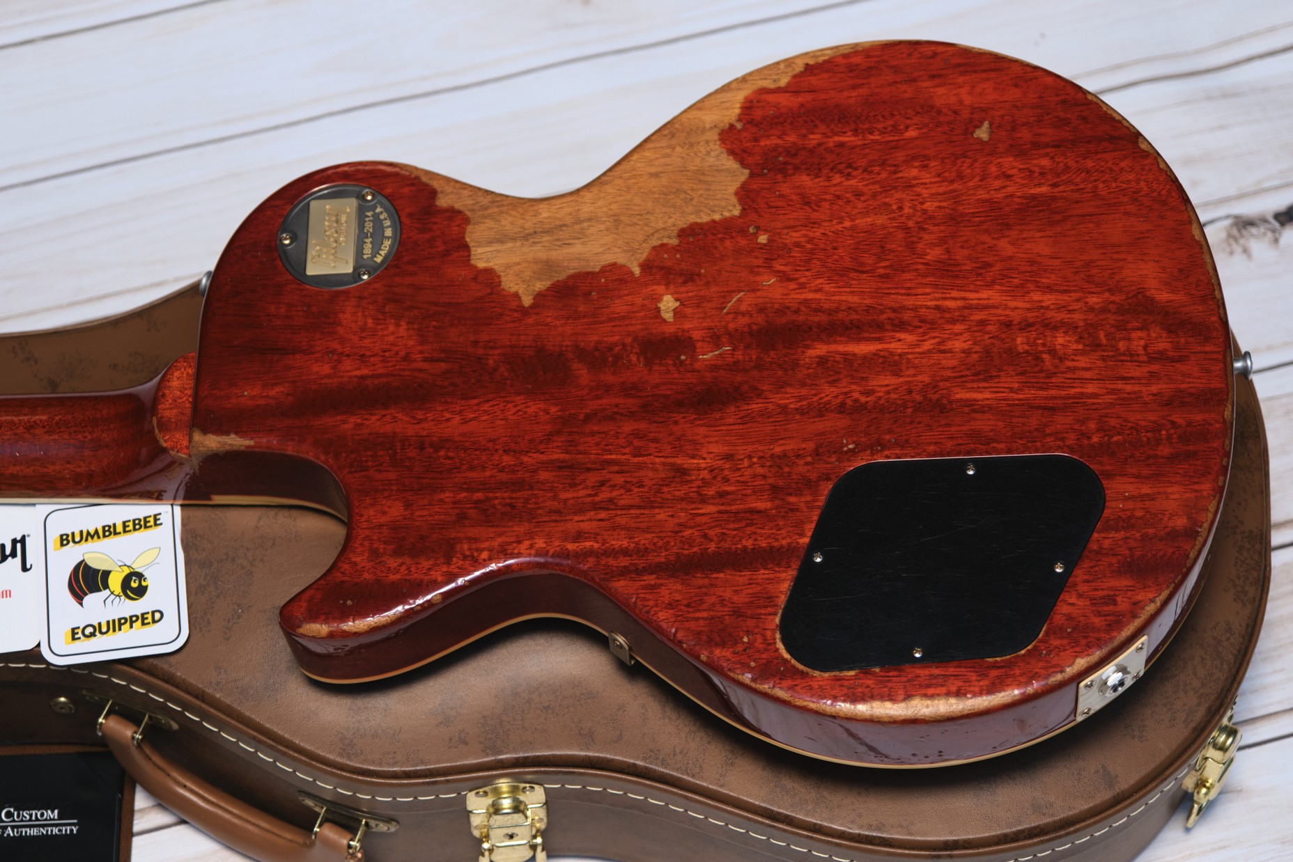 Gibson Custom Shop Les Paul Standard 1958 Historic Reissue Tea Burst Aged 2014 0003A.jpg