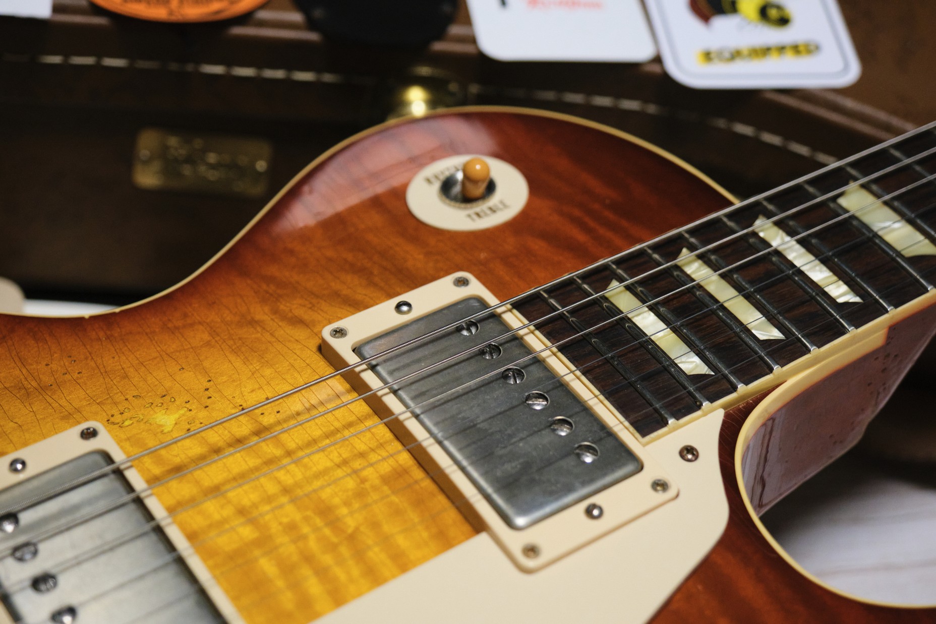 Gibson Custom Shop Les Paul Standard 1958 Historic Reissue Tea Burst Aged 2014 0008.jpg